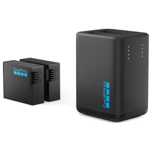 Cargador Doble GoPro con 2 Baterías Enduro para HERO13 Black