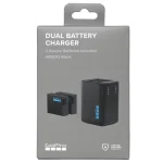 Cargador Doble GoPro con 2 Baterías Enduro para HERO13 Black