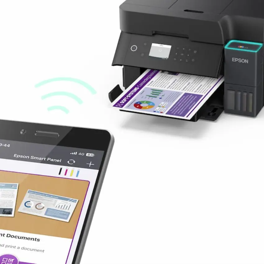 Impresora Multifunción Epson EcoTank L6370, RJ-45, Wi-Fi, Sistema Continuo, Negro Impresora Multifunción Epson EcoTank L6370, RJ-45, Wi-Fi, Sistema Continuo, Negro