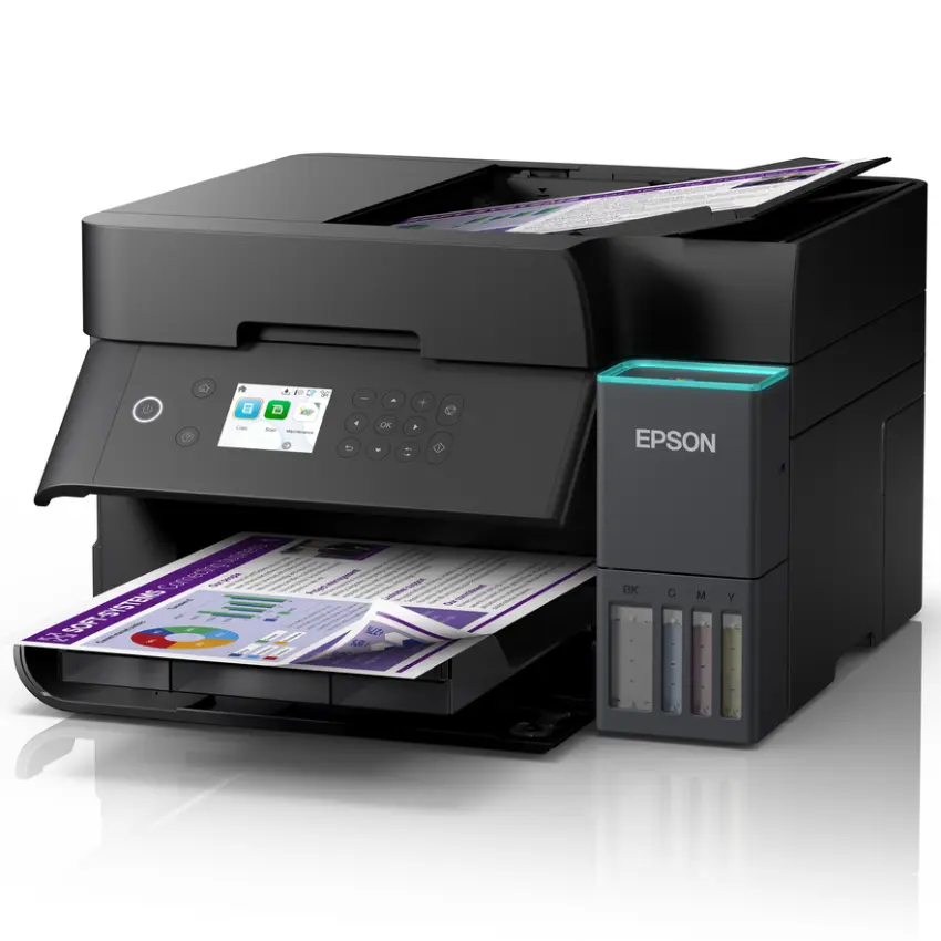 Impresora Multifunción Epson EcoTank L6370, RJ-45, Wi-Fi, Sistema Continuo, Negro Impresora Multifunción Epson EcoTank L6370, RJ-45, Wi-Fi, Sistema Continuo, Negro