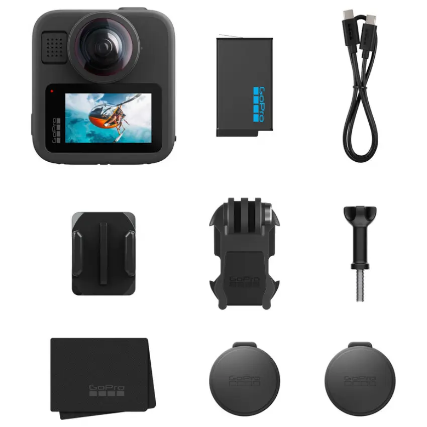 Cámara GoPro MAX2 360, 29MP, Pantalla táctil, Wi-Fi, Bluetooth, Sumergible