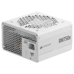 Fuente de alimentación modular Corsair RM750e, 750W, 80 PLUS Gold, Blanco