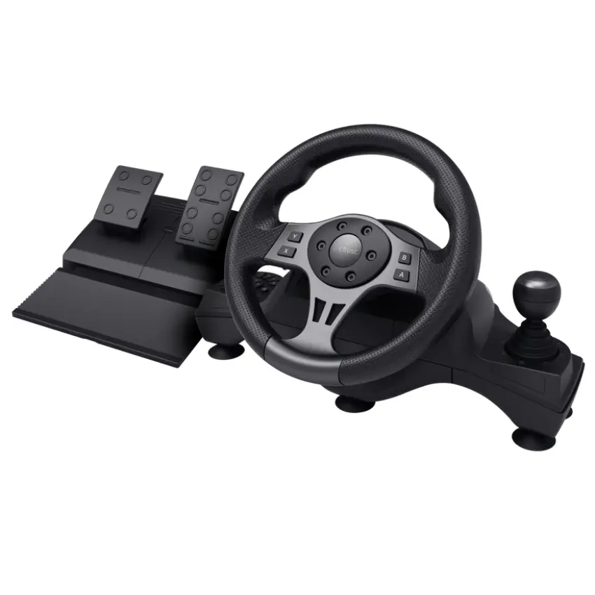 Volante Trust GXT 289 Movi, Con Pedalera y Palanca de Cambios, Nintendo Switch, Xbox Series S, Xbox Series X, Xbox One, PS4, PC Volante Trust GXT 289 Movi, Con Pedalera y Palanca de Cambios, Nintendo Switch, Xbox Series S, Xbox Series X, Xbox One, PS4, PC