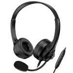 Auriculares Genius HS-235U, USB, Negro