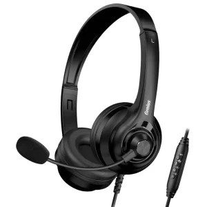 Auriculares Genius HS-235U, USB, Negro
