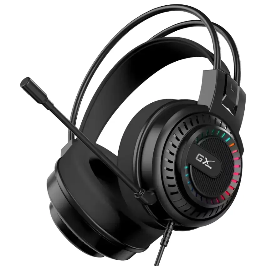 Auriculares Genius HS-GX570U, Gamer, USB, RGB, Negro