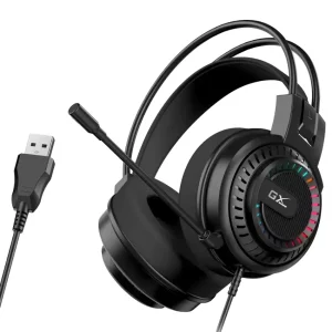 Auriculares Genius HS-GX570U, Gamer, USB, RGB, Negro