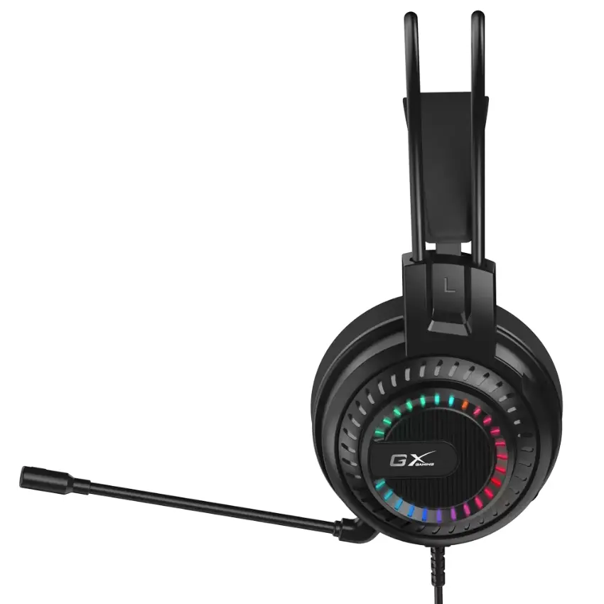Auriculares Genius HS-GX570U, Gamer, USB, RGB, Negro