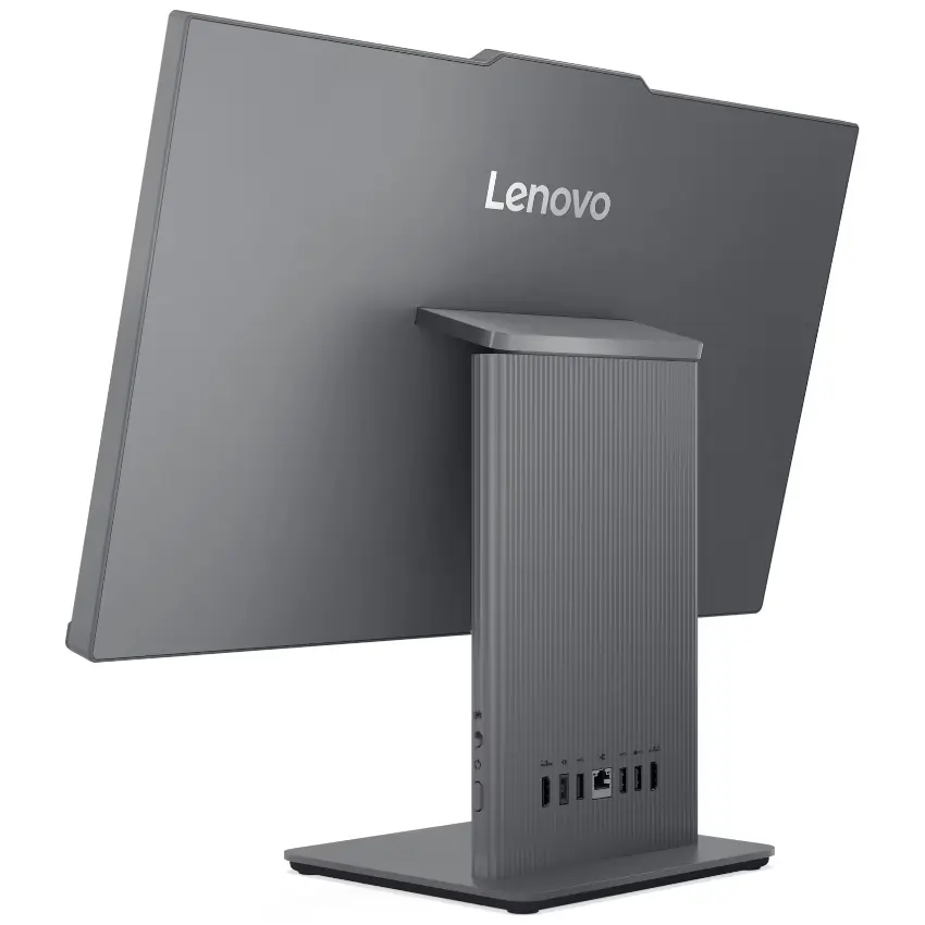 PC All in One Lenovo IdeaCentre AIO 24ARR9, Ryzen 5 7535HS, 16GB RAM, 512GB M.2 NVMe SSD, Wi-Fi 6, USB-C, Windows 11 Home, Luna Grey, Gris Oscuro
