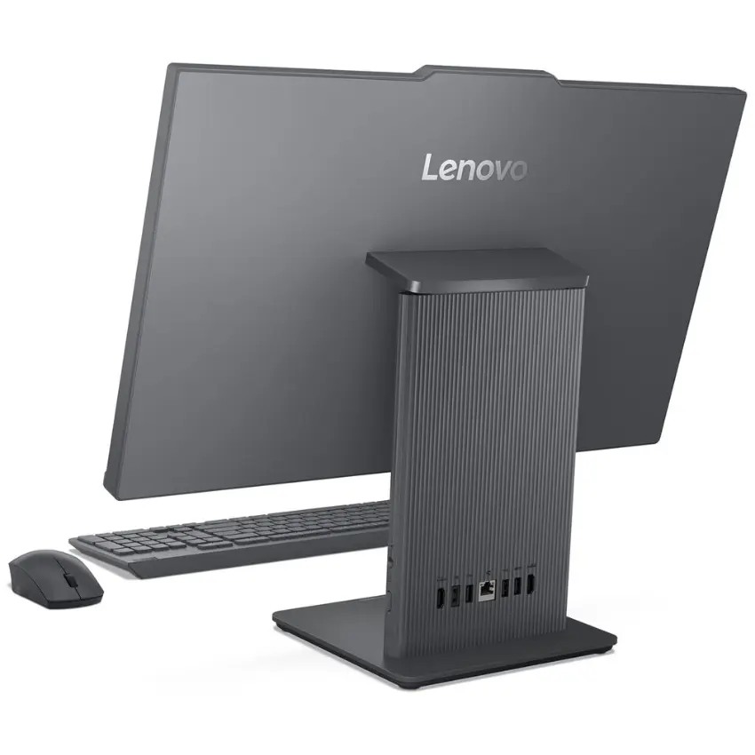 PC All in One Lenovo IdeaCentre AIO 24ARR9, Ryzen 5 7535HS, 16GB RAM, 512GB M.2 NVMe SSD, Wi-Fi 6, USB-C, Windows 11 Home, Luna Grey, Gris Oscuro