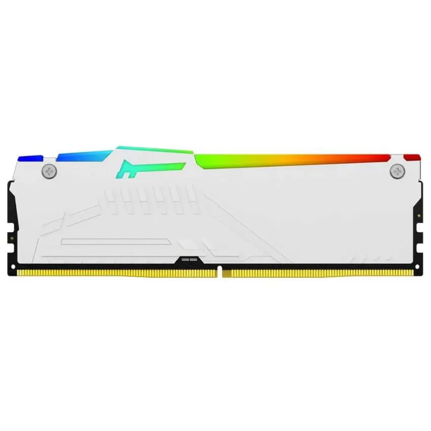 Memoria Kingston FURY Beast, DDR5, RGB, UDIMM, Blanco Memoria Kingston FURY Beast, DDR5, RGB, UDIMM, Blanco