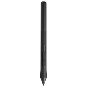 Lápiz óptico Wacom 4K, Deslizamiento suave, Botones laterales, Negro