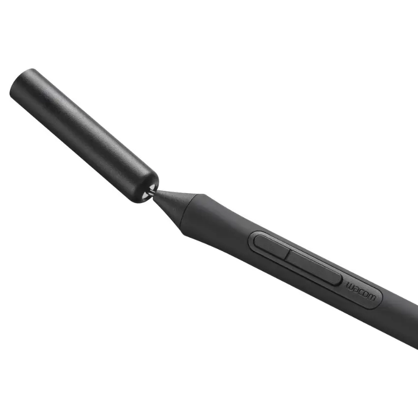 Lápiz óptico Wacom 4K, Deslizamiento suave, Botones laterales, Negro Lápiz óptico Wacom 4K, Deslizamiento suave, Botones laterales, Negro