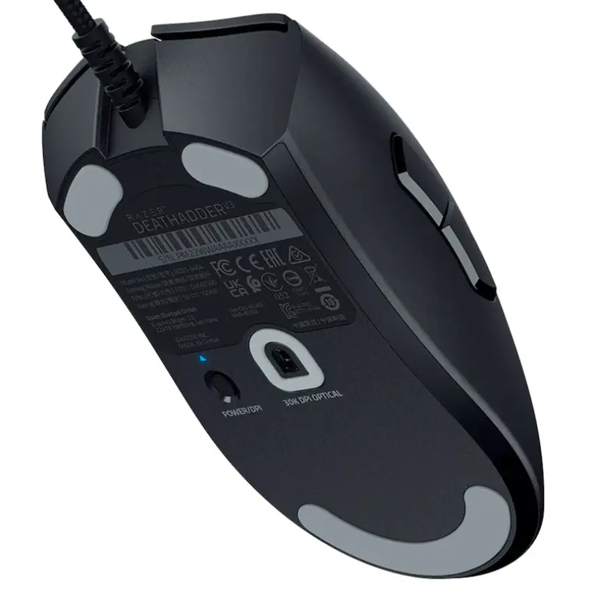 Mouse Razer Deathadder V3, Gamer, USB, Negro Mouse Razer Deathadder V3, Gamer, USB, Negro