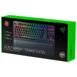 Teclado Razer Huntsman V2 TKL, Chroma RGB, Mecánico, Gamer, Purple Switch, Inglés