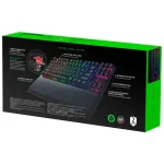 Teclado Razer Huntsman V2 TKL, Chroma RGB, Mecánico, Gamer, Purple Switch, Inglés