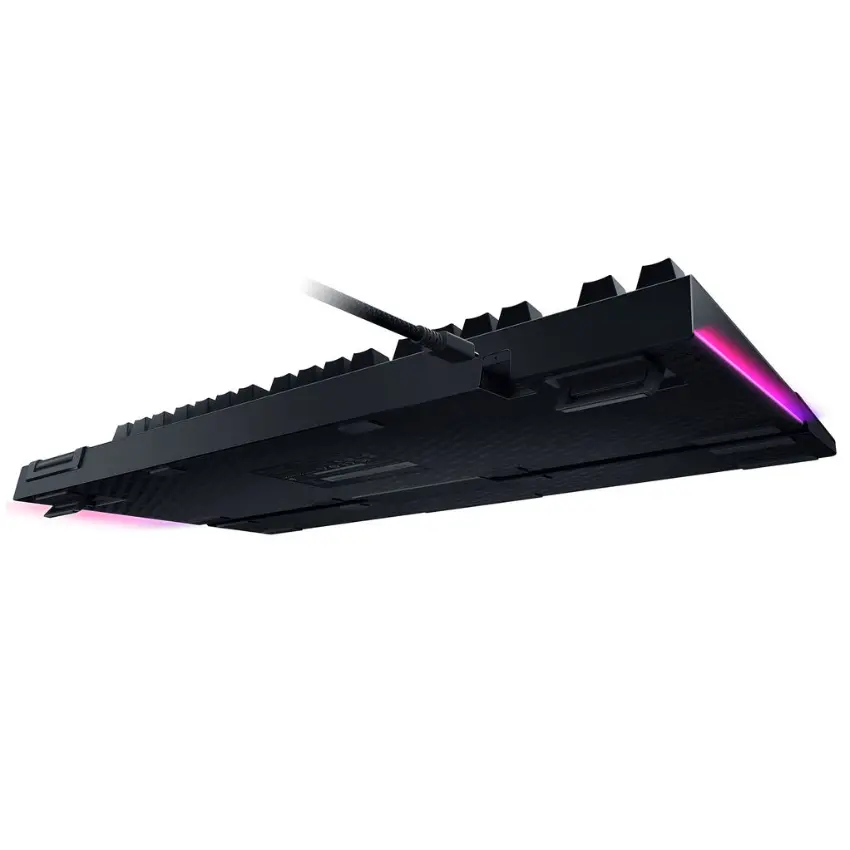 Teclado Razer BlackWidow V4, Chroma RGB, Mecánico, Gamer, Yellow Switch, Inglés