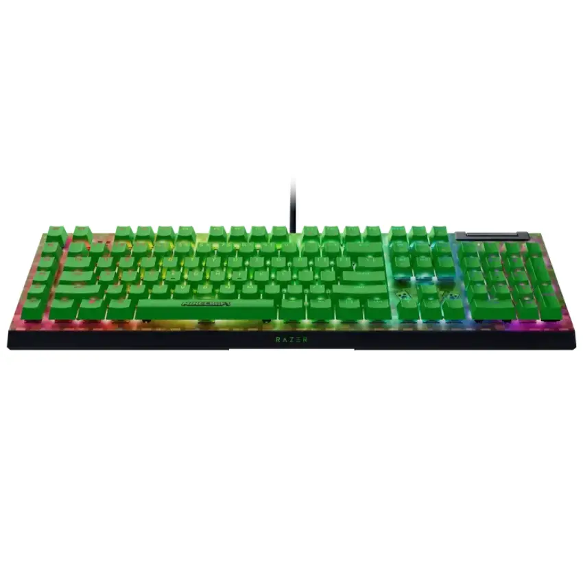 Teclado Razer BlackWidow V4 X Minecraft Edition, Chroma RGB, Mecánico, Gamer, Green Switch, Inglés Teclado Razer BlackWidow V4 X Minecraft Edition, Chroma RGB, Mecánico, Gamer, Green Switch, Inglés