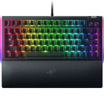 Teclado Razer BlackWidow V4 75%, Chroma RGB, Mecánico, Gamer, Orange Switch, Inglés