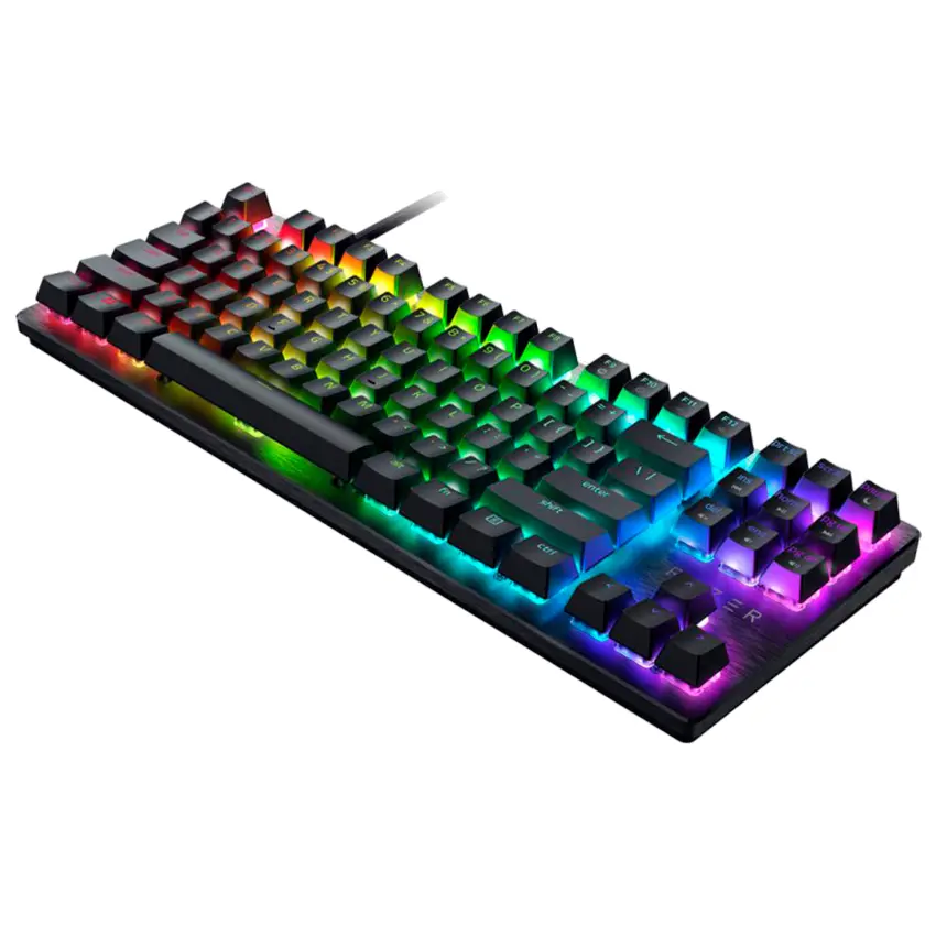 Teclado Razer Huntsman V3 TKL, Chroma RGB, Mecánico, Gamer, Purple Switch, Español Teclado Razer Huntsman V3 TKL, Chroma RGB, Mecánico, Gamer, Purple Switch, Español