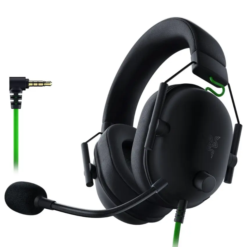 Auriculares Razer Blackshark V2 X, Gamer, Mini Plug 3.5mm, Negro Auriculares Razer Blackshark V2 X, Gamer, Mini Plug 3.5mm, Negro