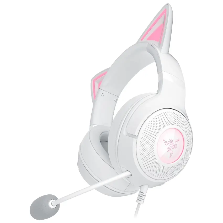 Auriculares Razer Kraken Kitty V2 RGB, Gamer, USB, Blanco Auriculares Razer Kraken Kitty V2 RGB, Gamer, USB, Blanco