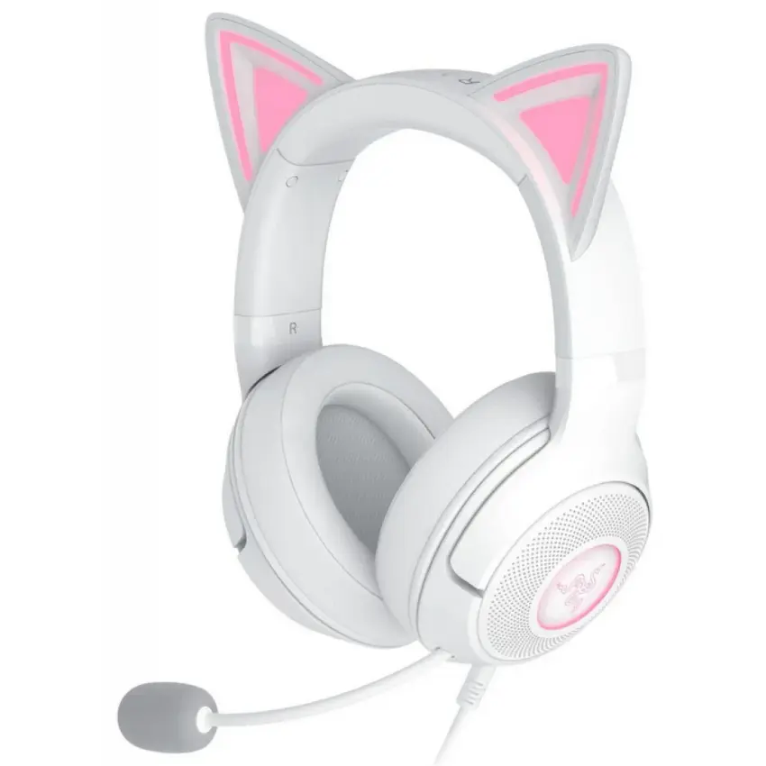 Auriculares Razer Kraken Kitty V2 RGB, Gamer, USB, Blanco Auriculares Razer Kraken Kitty V2 RGB, Gamer, USB, Blanco