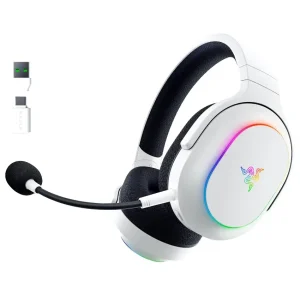 Auriculares Inalámbricos Razer Barracuda X Chroma, Gamer, Bluetooth, Blanco