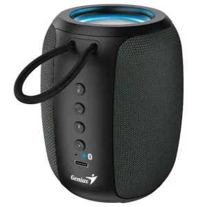 Parlante Genius SP-915BT, Bluetooth, Con Micrófono, Portátil, Gris