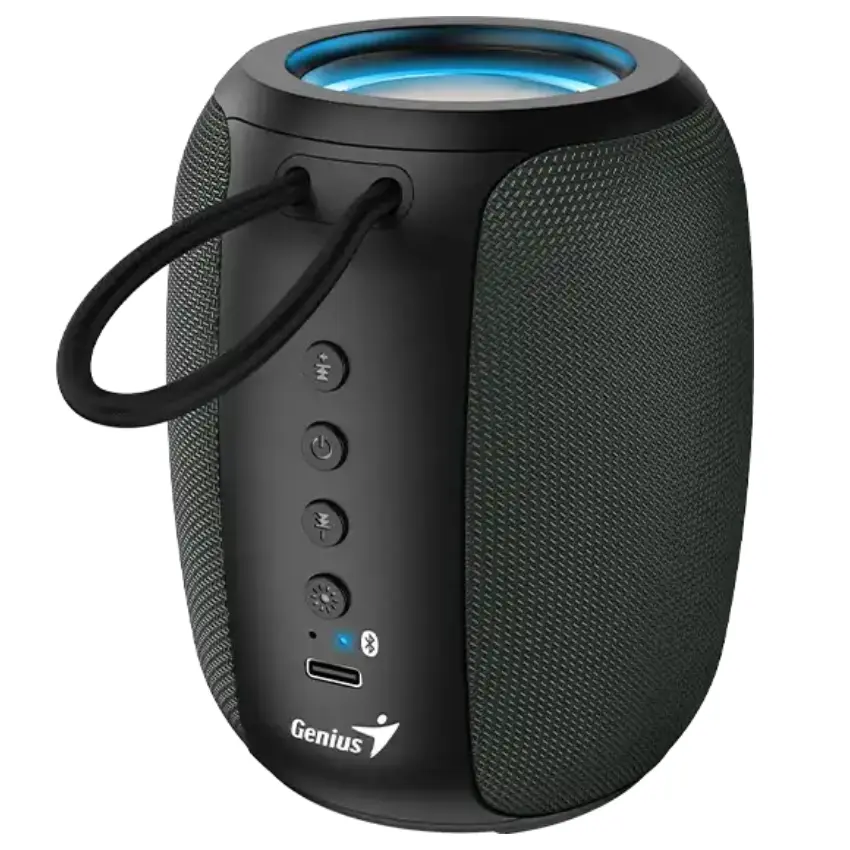 Parlante Genius SP-915BT, Bluetooth, Con Micrófono, Portátil, Gris