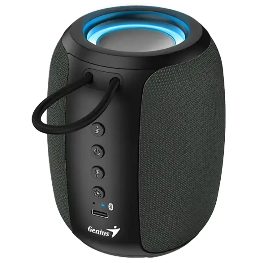 Parlante Genius SP-915BT, Bluetooth, Con Micrófono, Portátil, Gris