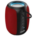 Parlante Genius SP-915BT, Bluetooth, Con Micrófono, Portátil, Rojo