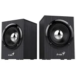 Parlantes Genius SP-HF385BT, 4 W RMS, Bluetooth, Mini Plug 3.5 mm, Negro