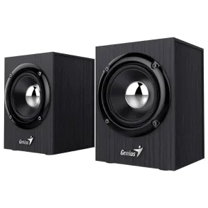 Parlantes Genius SP-HF385BT, 4 W RMS, Bluetooth, Mini Plug 3.5 mm, Negro