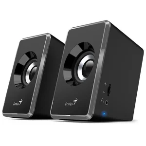 Parlantes Genius SP-U125, 3 W RMS, Mini Plug 3.5 mm, Gris