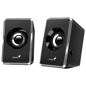 Parlantes Genius SP-U125, 3 W RMS, Mini Plug 3.5 mm, Gris