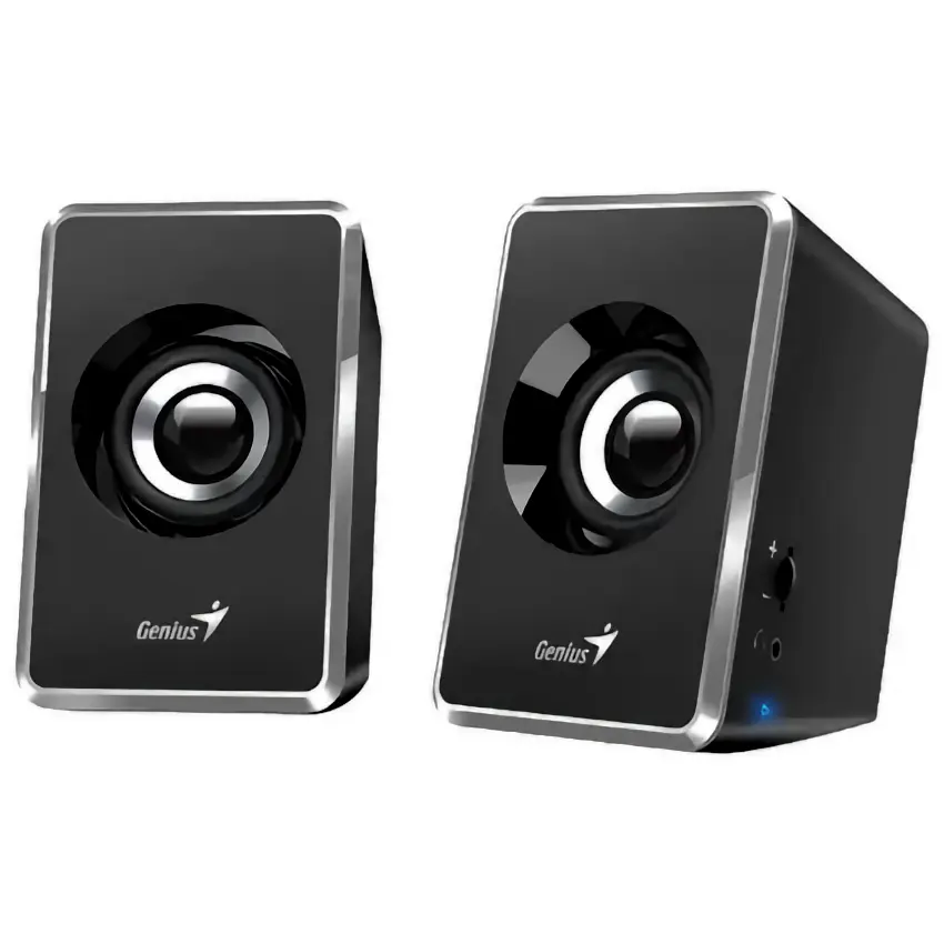 Parlantes Genius SP-U125, 3 W RMS, Mini Plug 3.5 mm, Gris