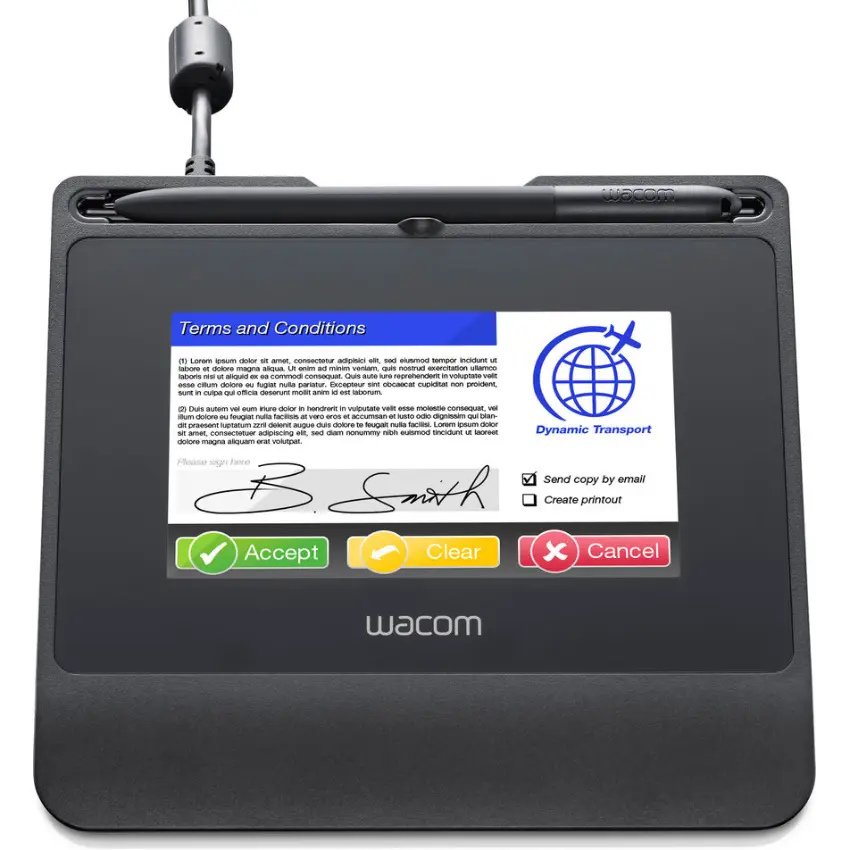 Tableta de Firmas Wacom STU-540, Pantalla LCD de 5" a color