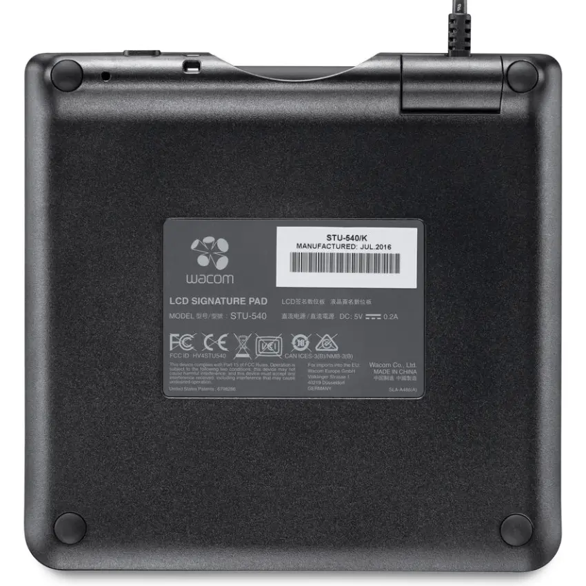 Tableta de Firmas Wacom STU-540, Pantalla LCD de 5" a color