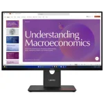 Monitor Lenovo ThinkVision T24D-40, 23.8", 120Hz, IPS, 1920x1080, 4ms, HDMI, DisplayPort, USB-A, USB-B, USB-C, RJ-45