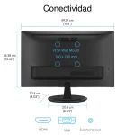 Monitor Gamer ASUS VP227HF-J, 21.45″, 100Hz, VA, 1920×1080, 1ms, HDMI, VGA, Adaptive Sync