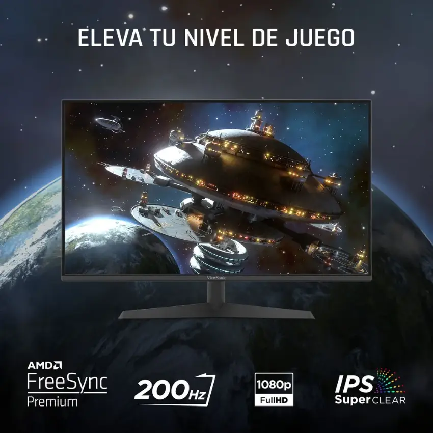 Monitor Gamer ViewSonic VX2429, 23.8", 200Hz, IPS, 1920x1080, 1ms, DisplayPort, HDMI Monitor Gamer ViewSonic VX2429, 23.8", 200Hz, IPS, 1920x1080, 1ms, DisplayPort, HDMI