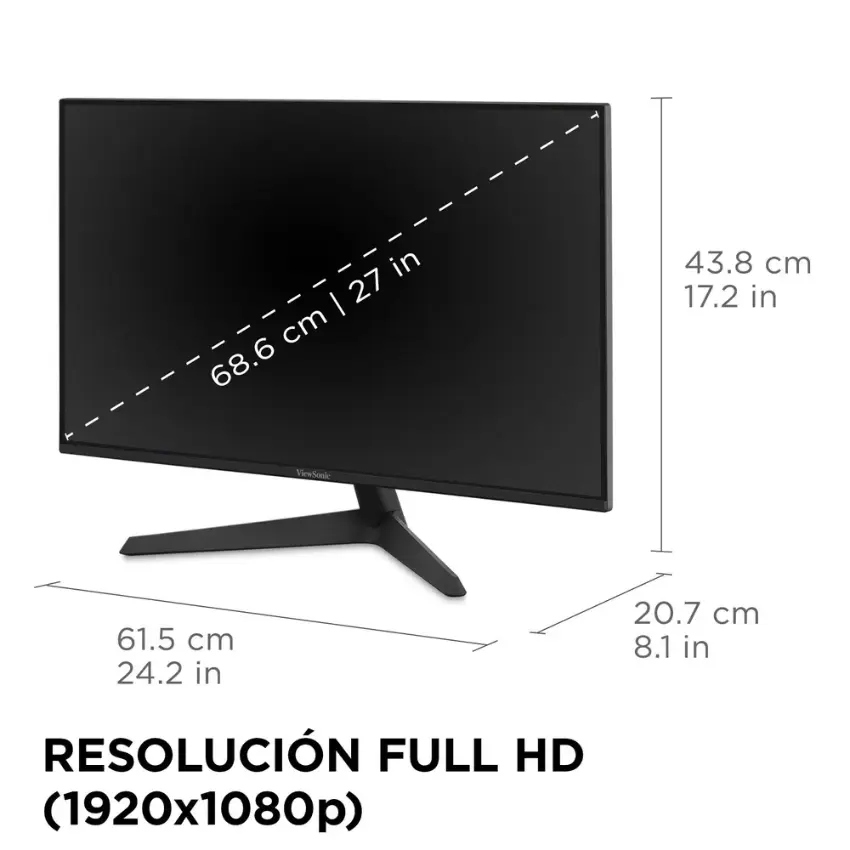 Monitor Gamer ViewSonic VX2729, 27", 200Hz, IPS, 1920x1080, 1ms, DisplayPort, HDMI Monitor Gamer ViewSonic VX2729, 27", 200Hz, IPS, 1920x1080, 1ms, DisplayPort, HDMI