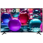 Smart TV LG UHD AI UA80, 43", 3840x2160, 4K Ultra HD, HDR10 Pro, HDMI, webOS 25