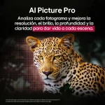 Smart TV LG UHD AI UA80, 43", 3840x2160, 4K Ultra HD, HDR10 Pro, HDMI, webOS 25