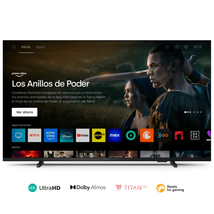 Smart TV Philips 4K, 50", 3840x2160, Ultra HD, HDR, HDMI, Titan OS Smart TV Philips 4K, 50", 3840x2160, Ultra HD, HDR, HDMI, Titan OS