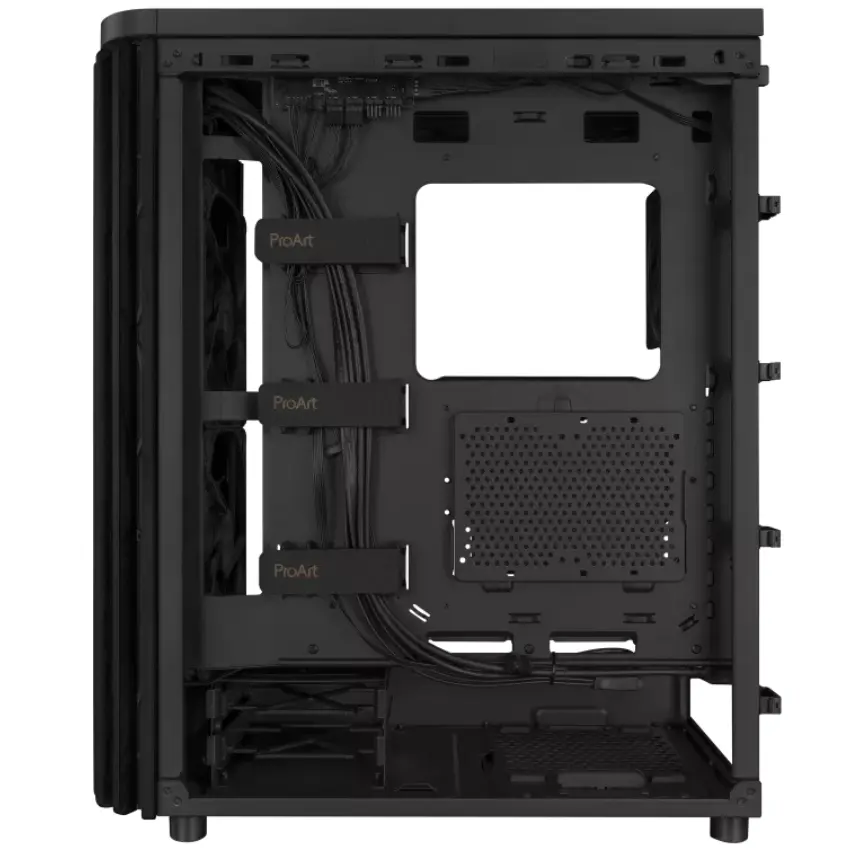 Gabinete ASUS ProArt PA401 Wood Edition, ATX, Sin Fuente, Vidrio Templado, 1 Fan 12 cm, 2 Fan 16 cm, Negro Gabinete ASUS ProArt PA401 Wood Edition, ATX, Sin Fuente, Vidrio Templado, 1 Fan 12 cm, 2 Fan 16 cm, Negro