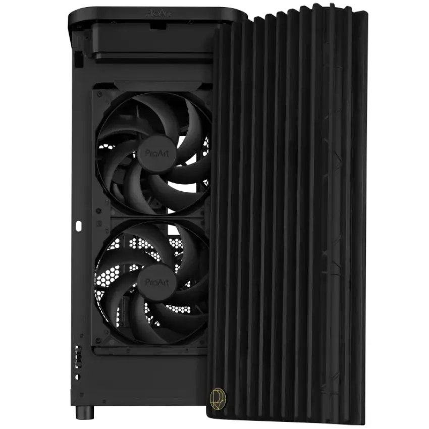 Gabinete ASUS ProArt PA401 Wood Edition, ATX, Sin Fuente, 1 Fan 12 cm, 2 Fan 16 cm, Negro Gabinete ASUS ProArt PA401 Wood Edition, ATX, Sin Fuente, 1 Fan 12 cm, 2 Fan 16 cm, Negro