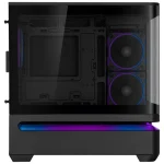 Gabinete ASUS Prime AP202 ARGB, Micro-ATX, Sin Fuente, Vidrio Templado, 3 Fan 12 cm ARGB, Negro