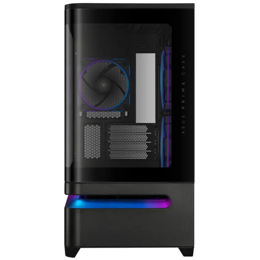 Gabinete ASUS Prime AP202 ARGB, Micro-ATX, Sin Fuente, Vidrio Templado, 3 Fan 12 cm ARGB, Negro Gabinete ASUS Prime AP202 ARGB, Micro-ATX, Sin Fuente, Vidrio Templado, 3 Fan 12 cm ARGB, Negro